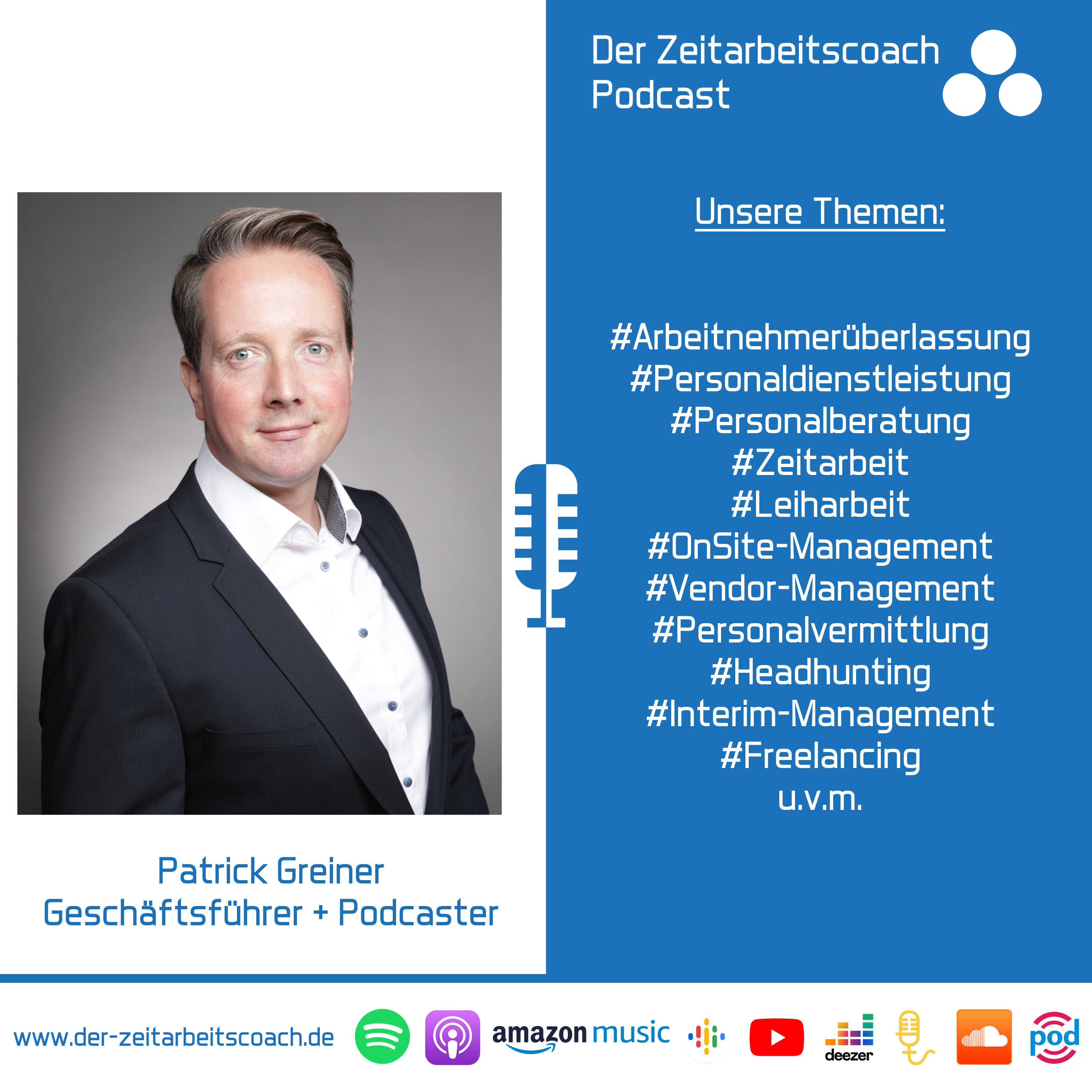Eckhard Köhn | Geschäfsführer-CEO der Studitemps GmbH | Experten der Personaldienstleistungsbranche | Der Zeitarbeitscoach-Podcast